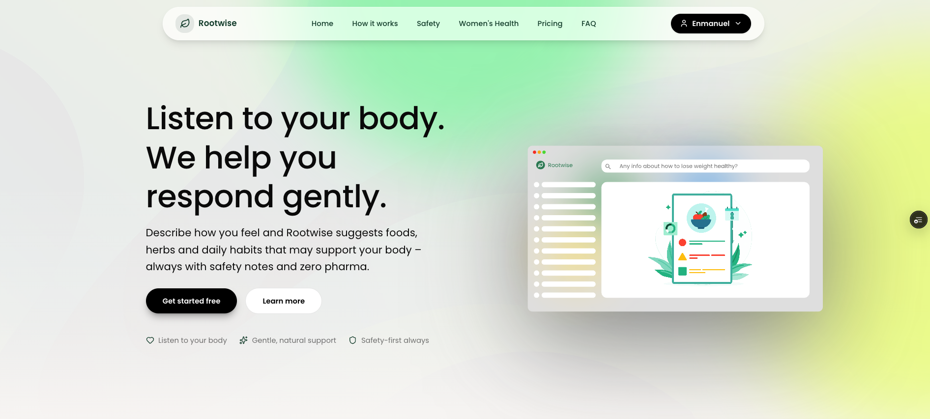 RootWise Hero Section